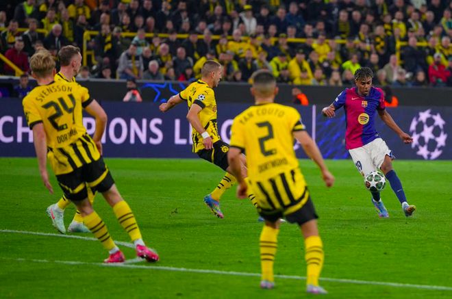 歐冠夜：多特維拉復(fù)仇失4強，巴薩巴黎晉級