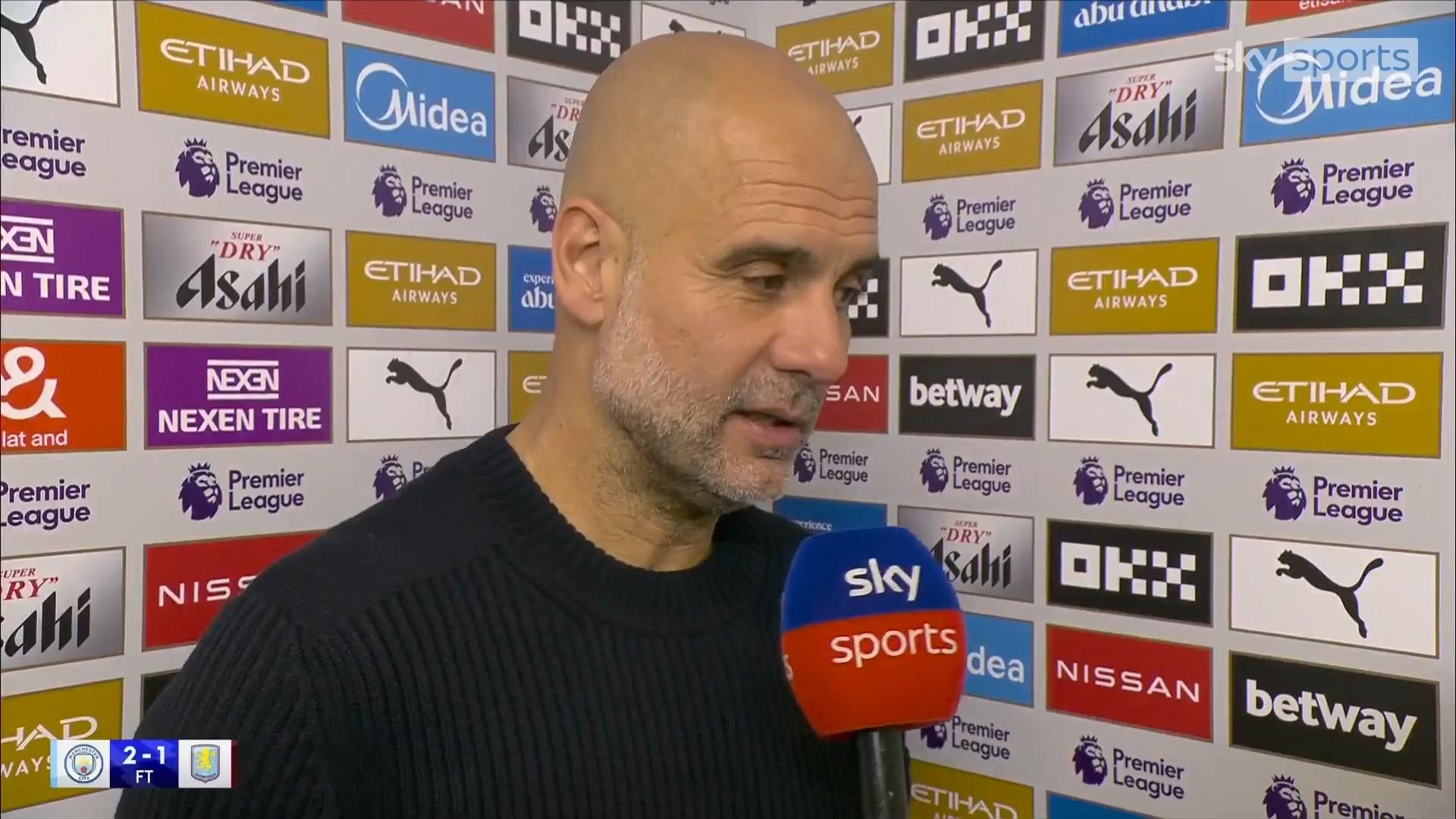 瓜迪奧拉：為了俱樂部能進(jìn)軍歐冠，我們承受著巨大的壓力