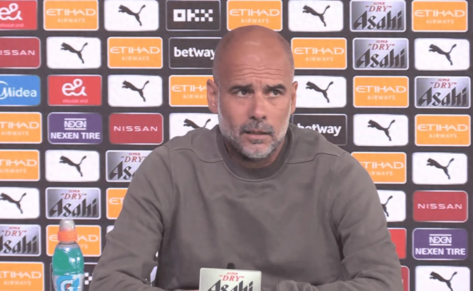 提前認(rèn)慫？瓜迪奧拉談曼城歐冠資格沒底氣：無緣說明我們不配