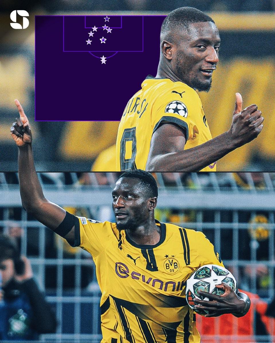 吉拉西本賽季歐冠打入13球，是第3位獲得歐冠金靴的非洲球員