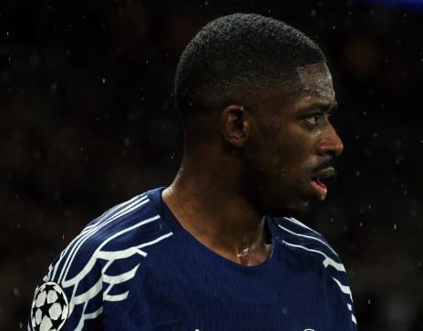 本賽季踢得最好的比賽？登貝萊：歐冠對(duì)陣阿森納首回合