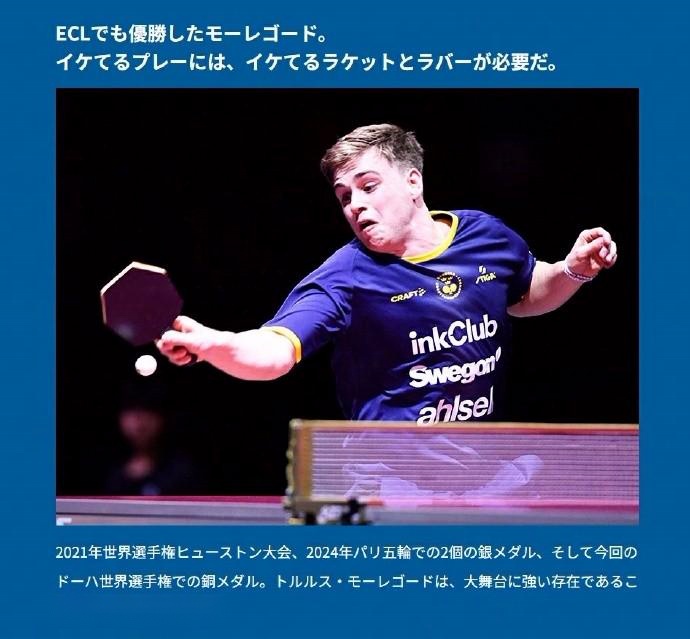 莫雷加德談多哈不敵王楚欽：這是我迄今為止打得最好的一場