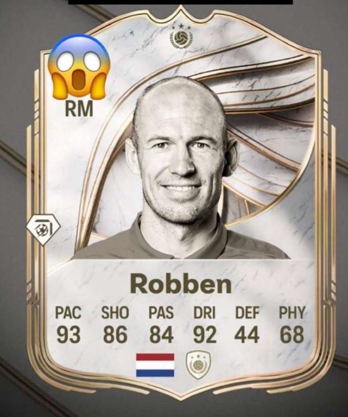 金搓射預(yù)定？博主：羅本將會以傳奇球員形式在FC26中登場