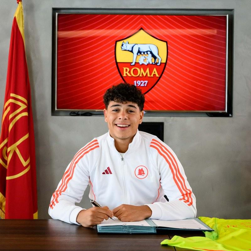 官方：羅馬與16歲門將布阿斯卡簽職業(yè)合同，雙方續(xù)約至2028年