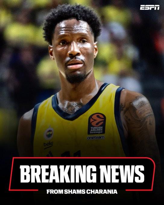 曾單場(chǎng)50分，Shams：太陽(yáng)簽下費(fèi)內(nèi)巴切男籃的歐冠MVP夏耶斯