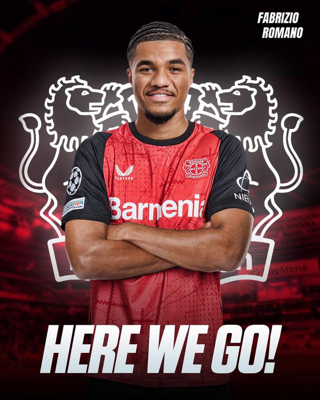 HWG：勒沃庫(kù)森簽蒂爾曼，總價(jià)3500-4000萬(wàn)歐。