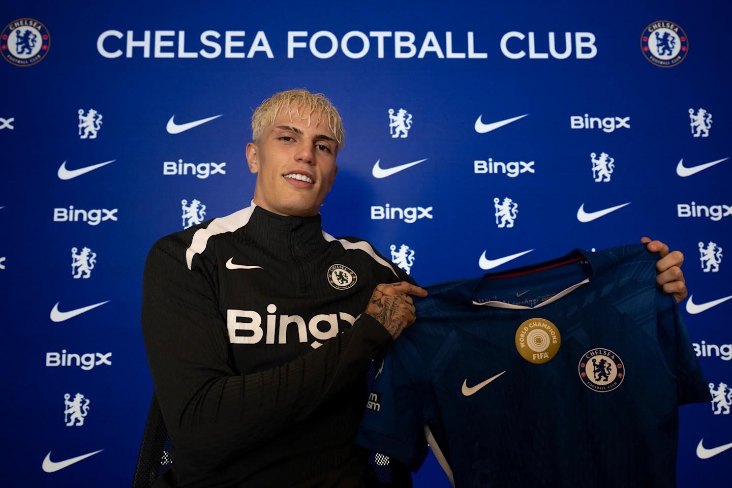 切爾西官方：新援加納喬將身披球隊(duì)的49號球衣