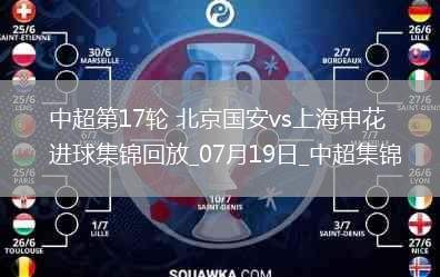 中超第17輪北京國安vs上海申花進(jìn)球